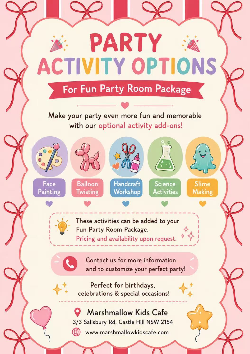 Party Activity Options