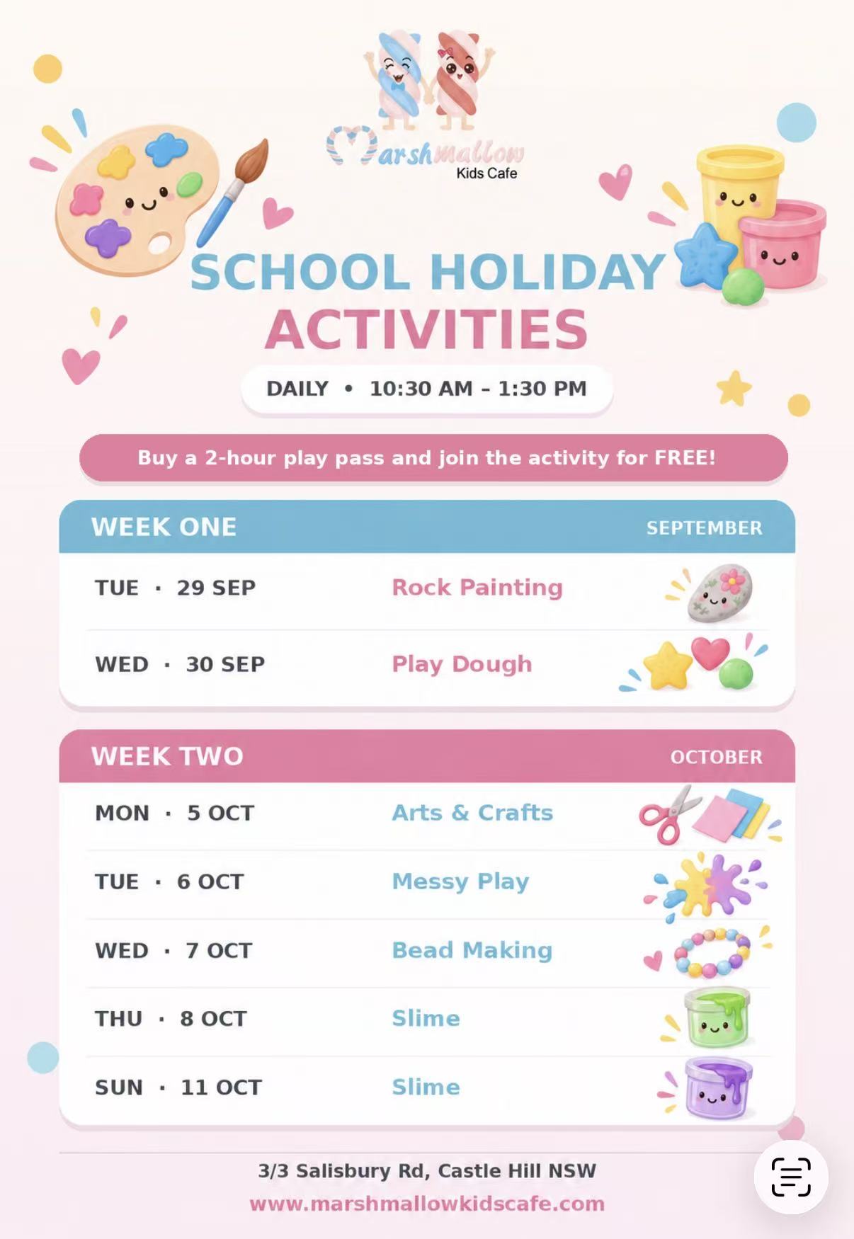 School Holiday Activities